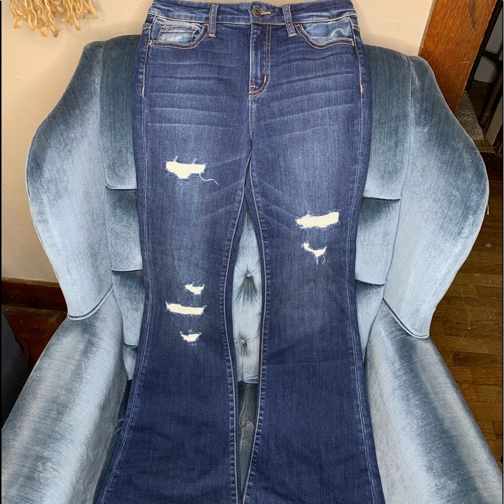 Bridge by gly Mid-Rise Flare Jean Size 27